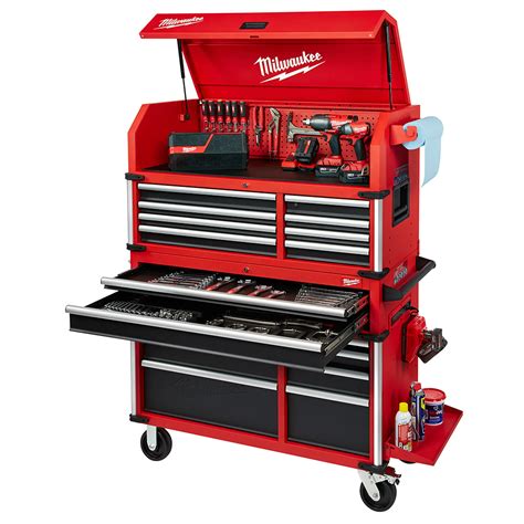 milwaukee high capacity 10-drawer steel storage tool cabinet|milwaukee tool chest discontinued.